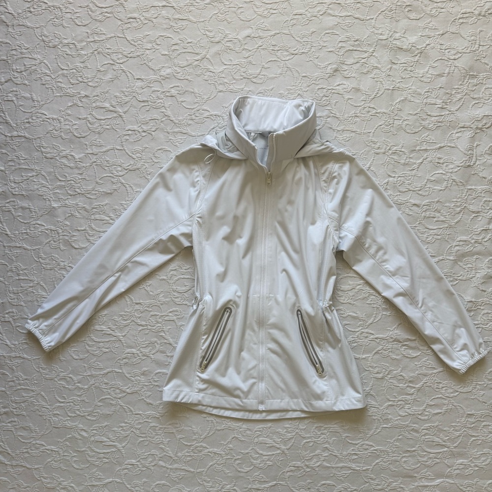 RLX Ralph Lauren Hooded Long Jacket White XS
